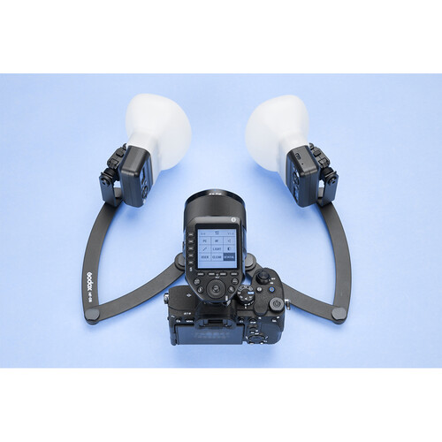 Godox MF12-DK2 Dental Macro Flash Kit za Canon, dva blica, nosač i okidač - 2